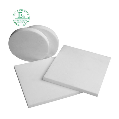 Self-Lubricating White PTFE Sheet Plate Bentuk Disesuaikan